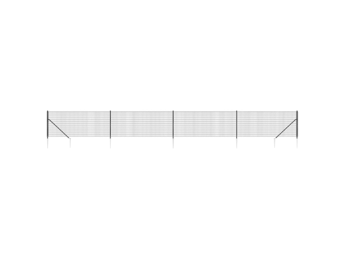 Wire Mesh Fence, Wire Mesh Fences Vidaxl Antracite Aço (1 X 10 M)