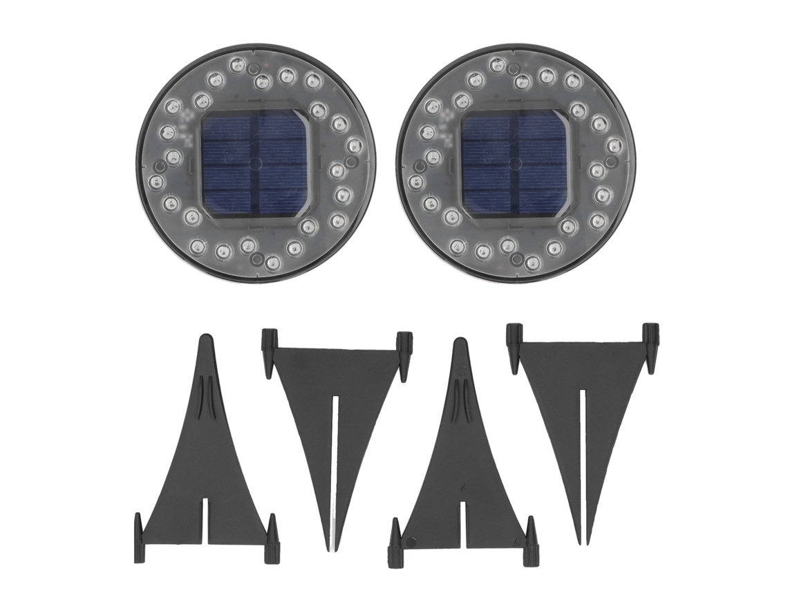 Luminária Solar de Solo À Prova D'água Ip68 com 24 Leds CHABERLU