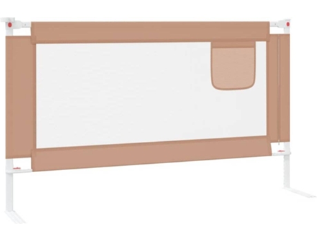 Barreira de Cama VIDAXL Infantil (Cinzento - 140x25x95 cm)