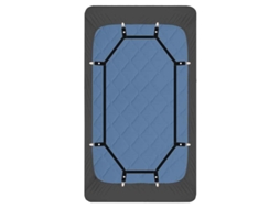 Cintas De Suporte Para Lençóis - Clipes De Fixação Duráveis ​​​​- Cordão De Paraquedas Reforçado - Tensor De Lençóis De 360 ​​​​graus - Extensor Mais Baix