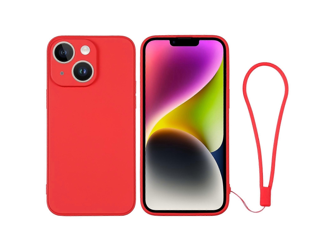 Capa Para Iphone 14 Com Alça De Pulso
