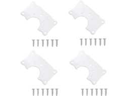 Kit De Reparo Dobradiças Para Armários Com 1 2 4 6 Peças, Suporte De Reparo Em Aço Inoxidável, Dobradiças Fáceis De