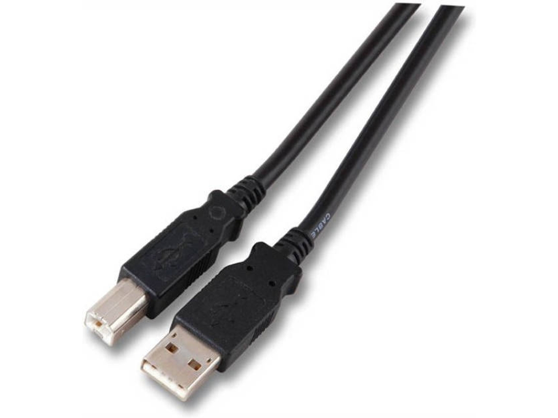 Cabo de Dados EFB ELEKTRONIK (USB A - USB B - 3 m - Preto)