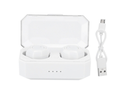 Auriculares Deportivos Inalámbricos Estéreo Intrauditivos Bluetooth 5.0 Tws Blanco | S/MARCA