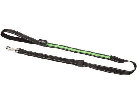 Trela para Cães NUMAXES Luz LED (Verde - 155cm - Nylon)