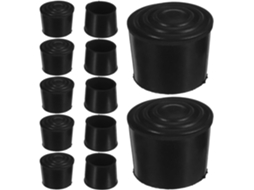 Conjunto De 16 Protetores Borracha Para Pés Cadeiras: Redondos 32 Mm