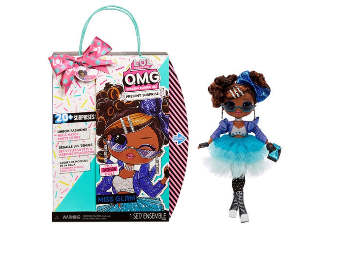 Lol. Surpresa! Millennial Meninas Ultrajante Presente Surpresa Boneca da Moda Miss Glam (Idade Mínima Recomendada: 3 anos)