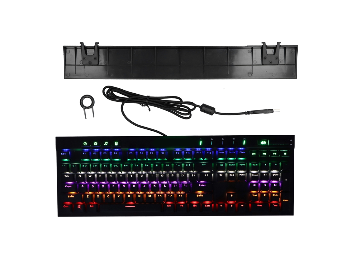 Teclado Gamer LAXISCREED N key Rollover Transmissão Estável