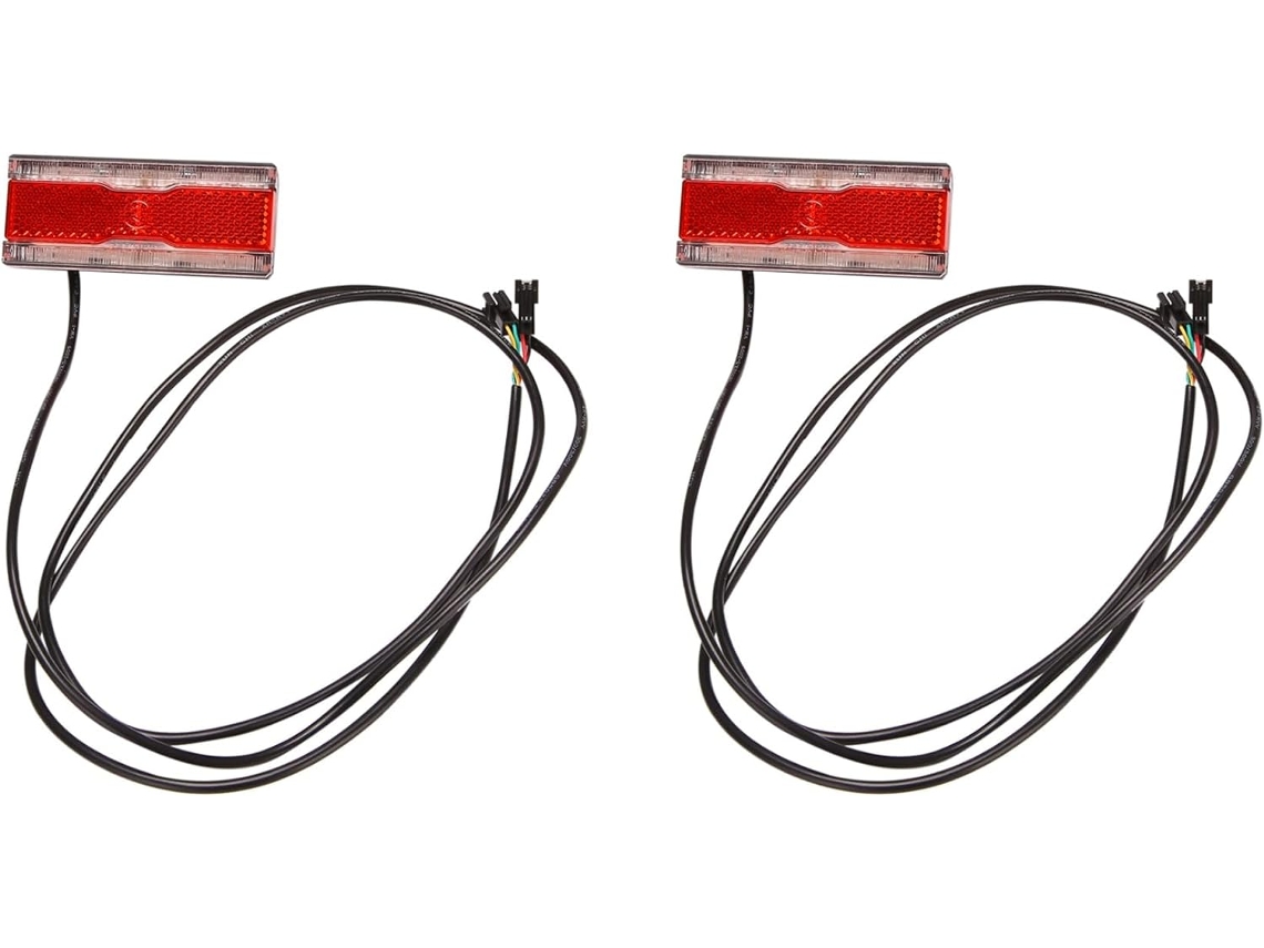 2x Luz De Freio Para Bicicleta Elétrica 24v 36v 48v Com Função De Luz De Freio Led Traseira Gokoco