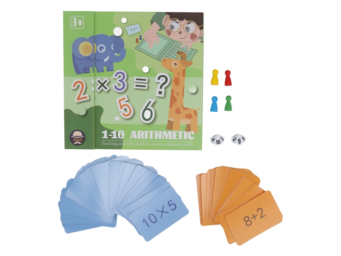 Quadro De Aprendizado Matemático Com 100 Cartões Magnéticos Jogo Educativo Para Crianças