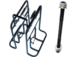 Bagageiro dianteiro Harilla para bicicletas resistente ergonômico alumínio