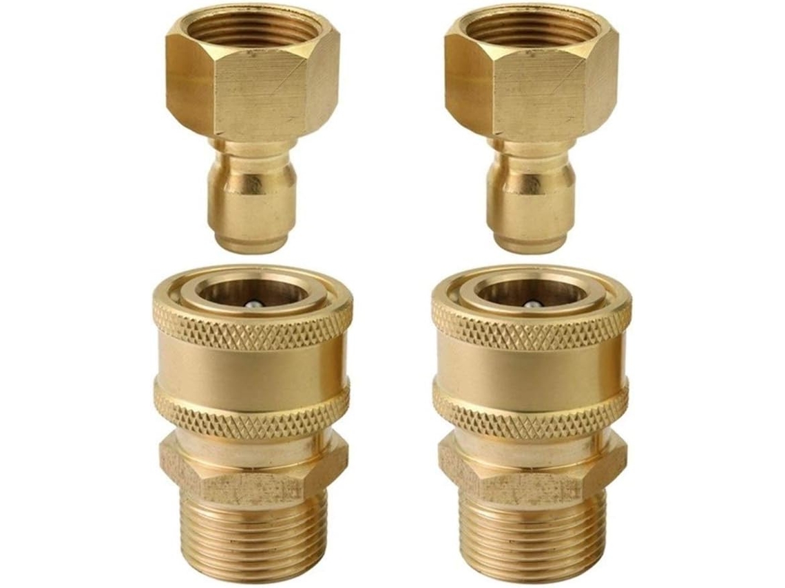 Conector de Tubo para Lavadora Alta Pressão, Conexões Desconexão Rápida, Macho e Fêmea S/MARCA