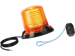 Luzes De Advertência Estroboscópicas Led Riloer 12v 48v Para Teto Carro, Âmbar, Com Controle Remoto, Compatíveis Com