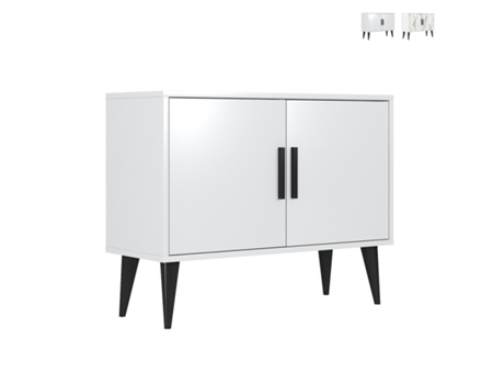 Móveis modernos para sala de estar branca com 2 portas Corduiso Minima Decor
