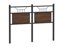 Cabeceira de Substituição 120cm Derivados Madeira/aço Carvalho Castanho MAISON EXCLUSIVE