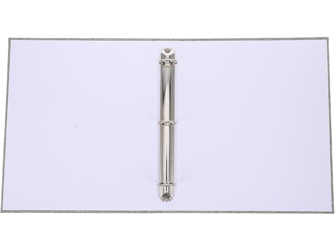 Pasta De 3 Argolas Kichvoe Tamanho A4, Em Tecido Resistente, Com Grande Capacidade Documentos E Design Minimalista