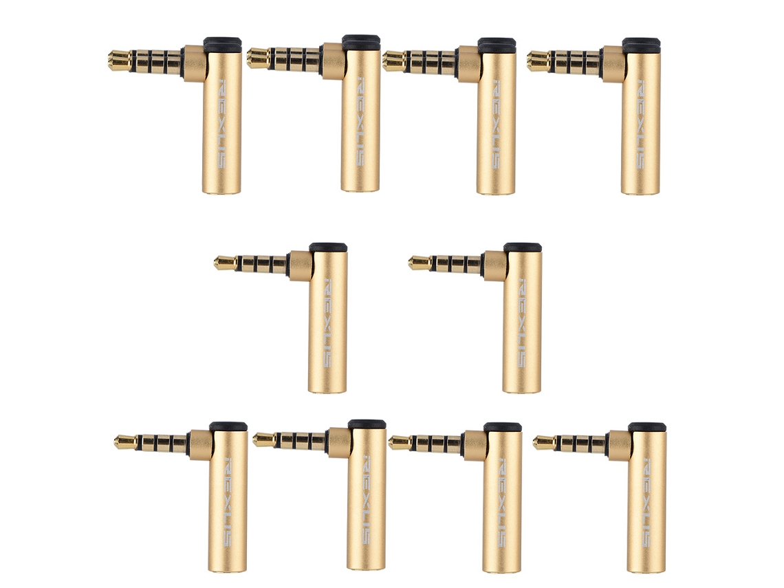 Adaptador De Áudio (conversão 3.5mm, Ângulo 90°)