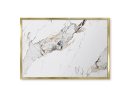 Quadro de parede magnético cinza Elegance para escritório Espelharte (60x40 cm)