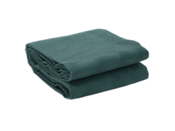 Conjunto 1 Tapete Para Barraca Vidaxl Verde Poliéster (400 × 350 Cm)
