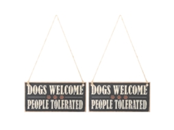 Baok-2 Peças De Placa De Madeira Pendente Para Porta Janela Parede Diy Decoração Festiva