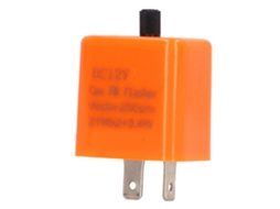 Relé Intermitente 12v Led Señal de Giro 2 Pines Ajustable para Coche | S/MARCA