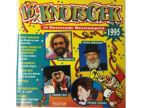 Cd 16x Knotsgek - 16 Daverende Meestampers 1995 Telstar