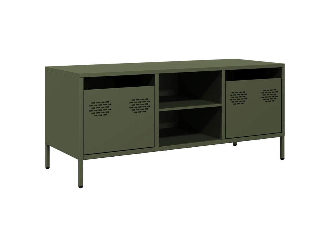 Tv Cabinet, Tv Cabinets Vidaxl Verde Aço (n/a)