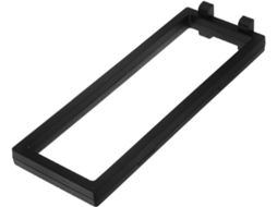 Moldura Flutuante 3d Plástico Preto 30x11 Espécimes Botânicos Insetos Animais Vitrine Transparente Versátil GOKOCO