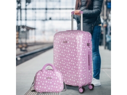 Conjunto de Malas Pc ITACA Stars Rosa 44X65X25 Cm 62L