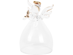 Valiclud Tampa De Vidro Transparente Para Flores Preservadas, Design Angelical Decorativo, Tamanho Compacto Para