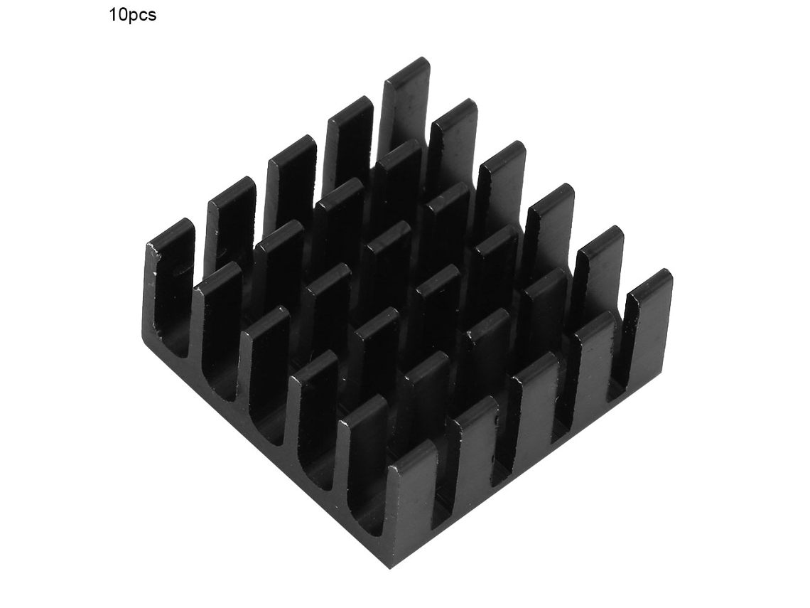 Dissipador de Calor de Alumínio P22x10x22 para Chips e Placas | S/MARCA