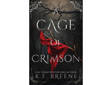 Livro A Cage of Crimson de KF Breene (Inglês)
