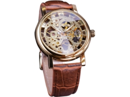 Lurelia Relógio Mecânico Masculino, Automático, Dourado
