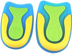 Palmilhas De Calcanhar Com Absorção Impacto, Tamanho P, 2 Pares
