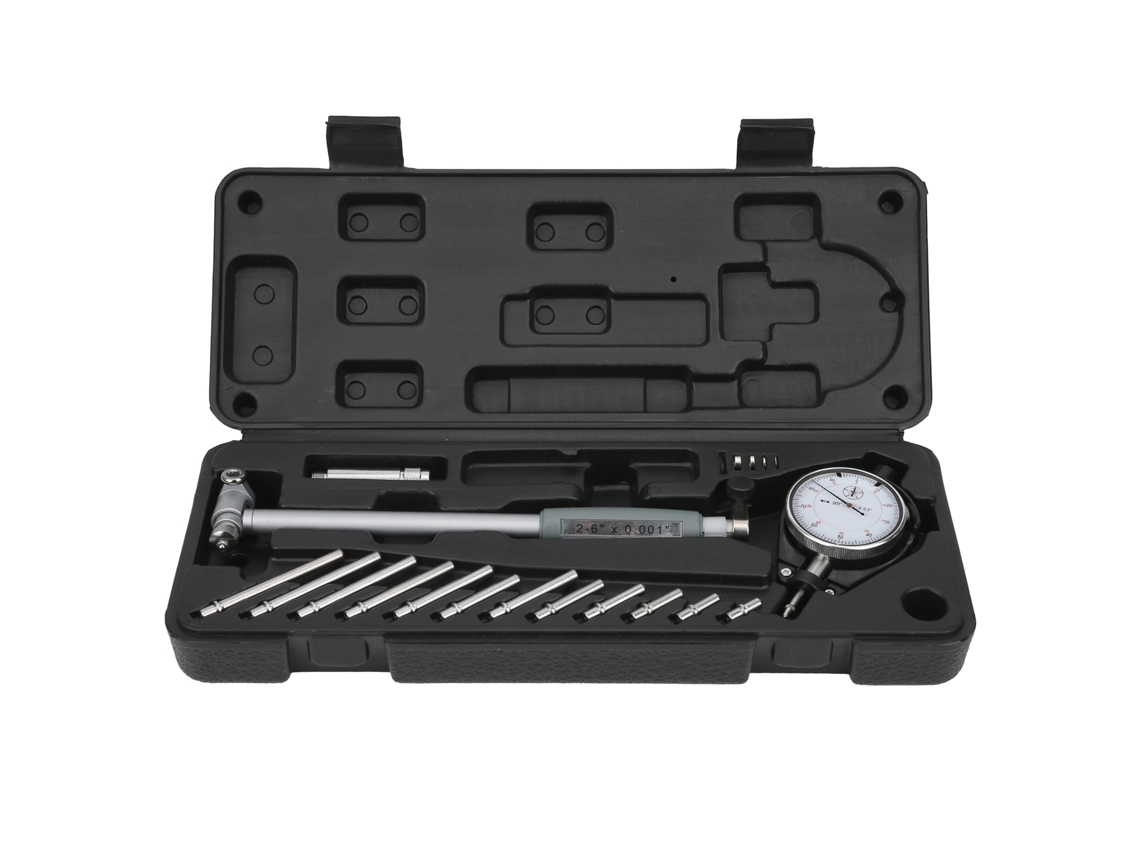Kit De Medida Para Cilindros De Motor Com Calibre Dial 2-6in X 0.001in Indicador De Buracos