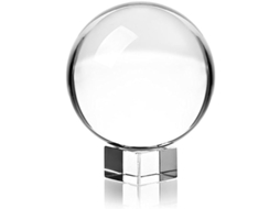 Bola De Cristal Clara Com Base 60mm, Decoração De Arte K9 Para Fotografia E Presente