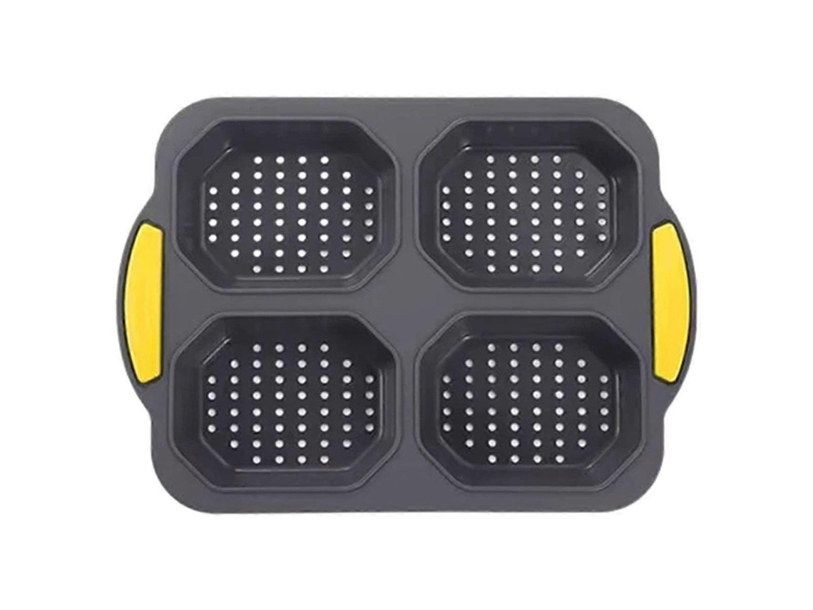 Forma De Silicone Dobrável E Reutilizável Para Pão De Hambúrguer, Ideal Para Restaurantes. Resistente Ao Calor E Perfeita Para Fazer Você Mesmo.