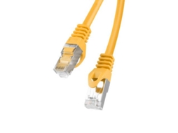 Cabo de Conexão LANBERG 2m Ftp Cat6 para Monitor, Tv e Computador.