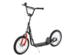 Patinete Infantil Com Freio, Altura Ajustável, Leve, Preto