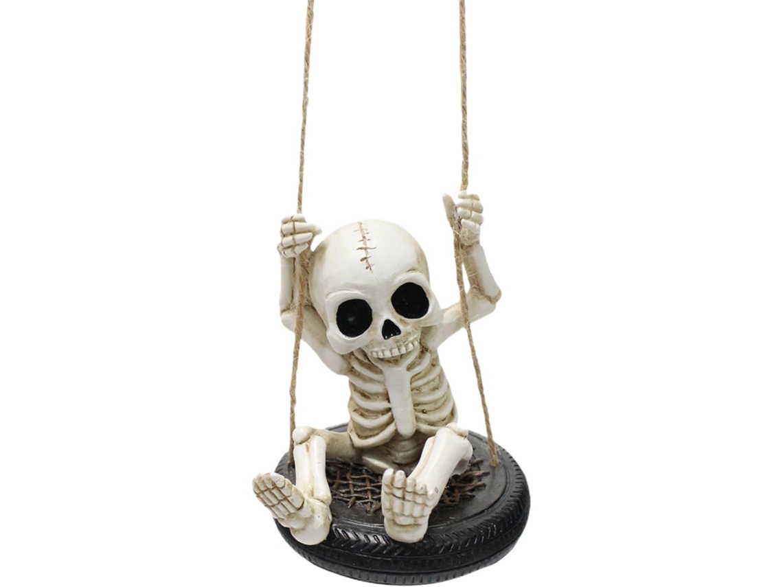 Figuras de Esqueletos para o Halloween Pequenas Esculturas Decorativas para Paisagismo, Escultura de Esqueleto em CHABERLU