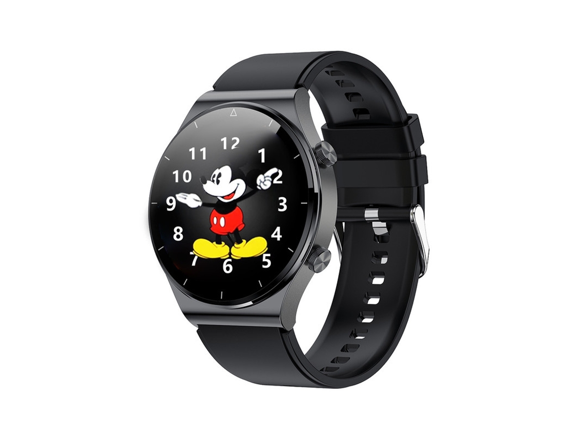 Smart Watch SHAH ARPAN C100Pro Monitor de Saúde de Chamadas Bluetooth C100 Preto