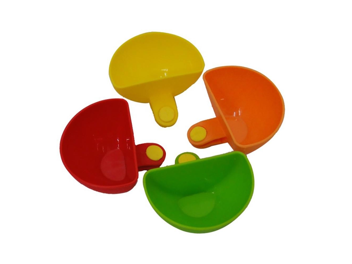 4 Tigelas de Molho LAXISCREED Multicolor