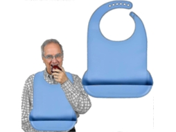 Babadores Para Adultos, Babadores De Silicone Para Coleta De Migalhas De Comida, Babadores Manuais Para Adultos Para Homens E Mulheres