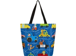 Bolsa de Lona com Alça Superior para Mulheres e Meninas 34,5 X 13 X 40 Cm Estampa de Animais de Desenho Animado