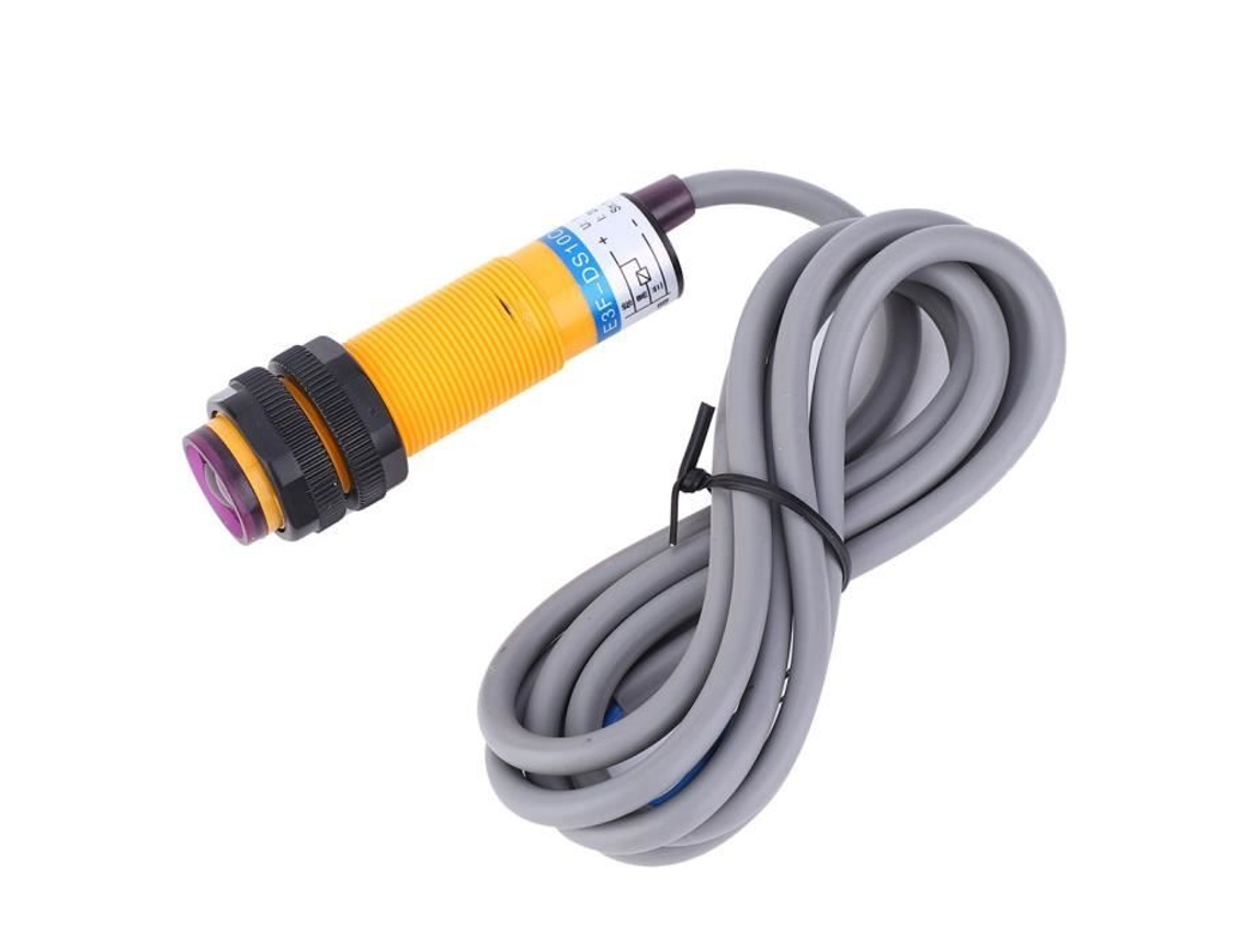 Interruptor Fotoelétrico 10 Peças Interruptor Fotoelétrico de Reflexão Difusa para Máquina-Ferramenta E3F-Ds10C4 10-30Vdc HURRISE