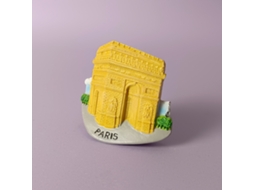 (arco Do Triunfo, Paris, França) Museu Do Louvre E Torre Eiffel Imã