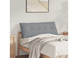 Vidaxl Travesseiro Para Costas Cinzento-claro 120 X 19 X 50 Cm Tecido