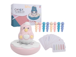 Ats brinquedo Educatsivo Interatsivo Pai filho Pollitos Caçar Insetos Jogo Presente Melhora Habilidades Cognitivas Rosa