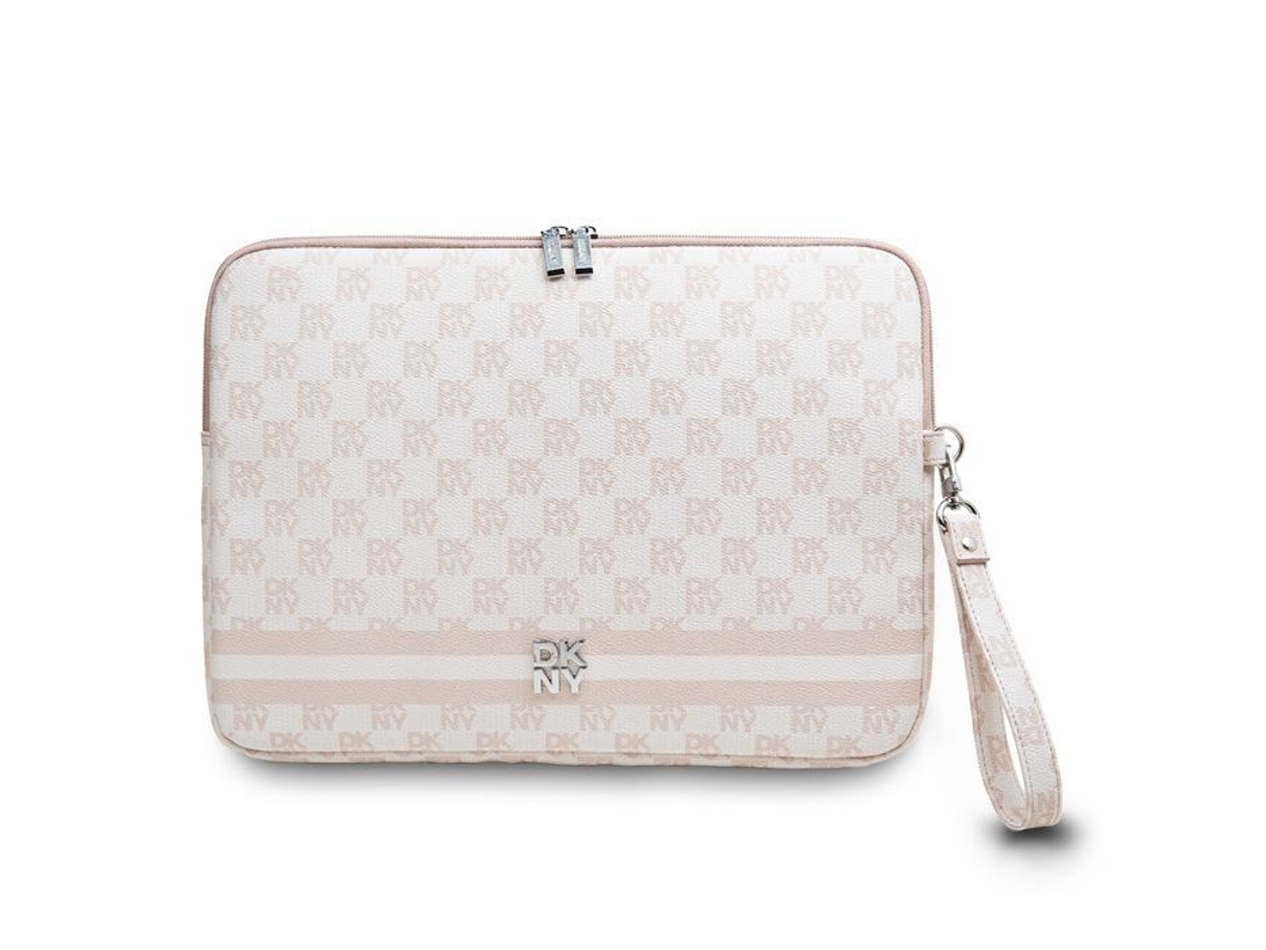 Gabinete Para Computador Dkny Elegante Xadrez E Listrado Rosa 13/14 Polegadas Brilvibera