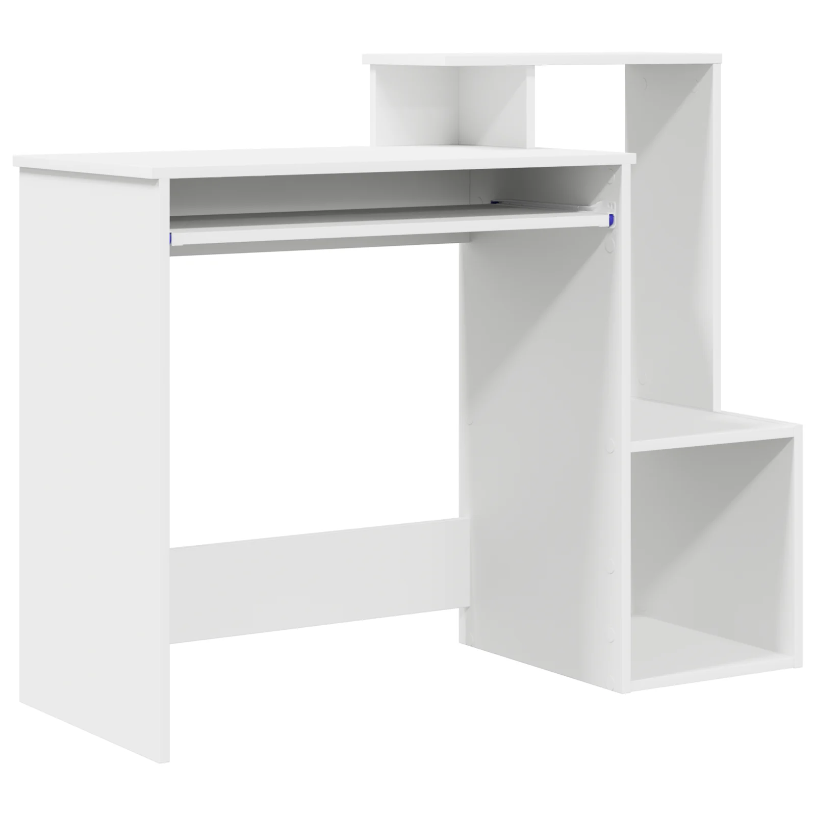 Conjunto 1 Secretária De Computador Vidaxl Branco Derivados De Madeira (106 X 41 X 88,5 Cm)